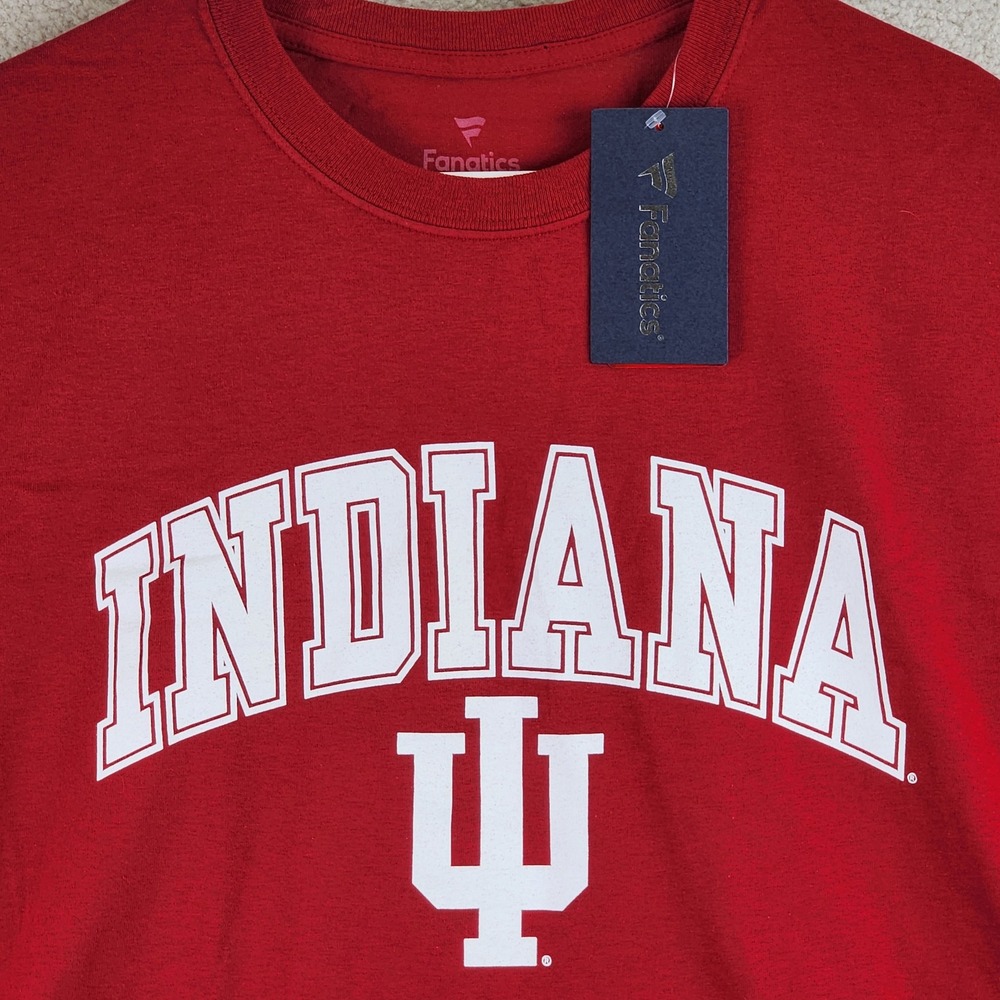 Indiana University Hoosiers Fanatics T-Shirt Mens XL Red Collegiate Gameday‎ IU - Picture 2 of 9